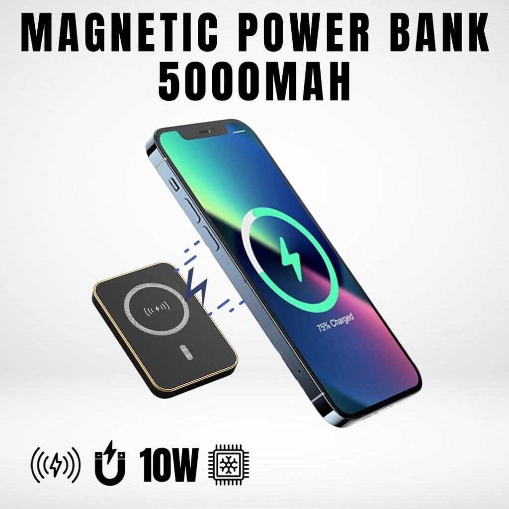 Magnetic Power Bank Magsafe 5000Mah Fast Charger Battery Pack for Iphone 14 15