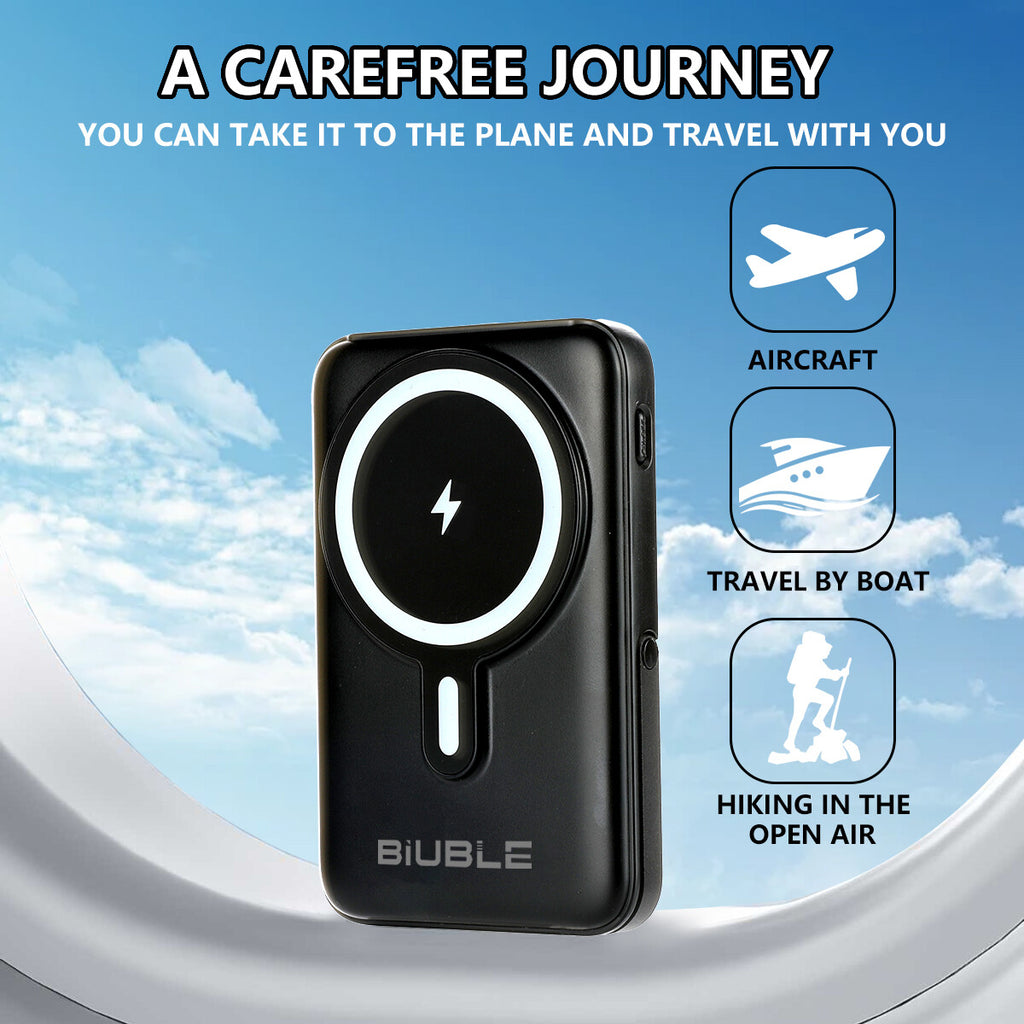 9000000Mah Power Bank Magsafe Magnetic USB Fast Charger Battery Pack for Phone