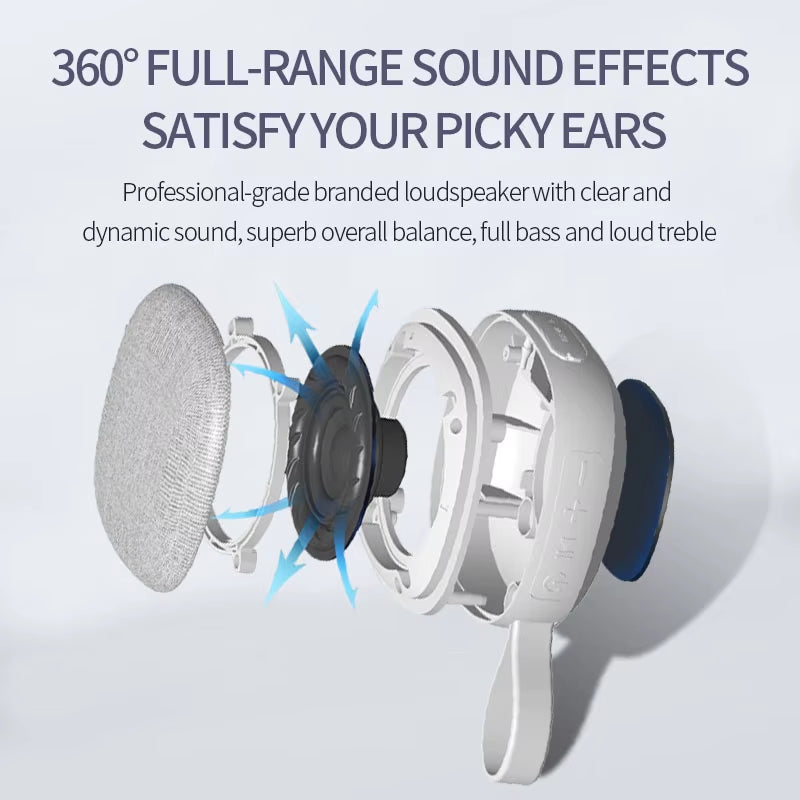 Bathroom Magnetic Speaker IPX6 Waterproof Wireless Speaker Portable Mini Size Bluetooth Speakers Sound Box Free Shipment