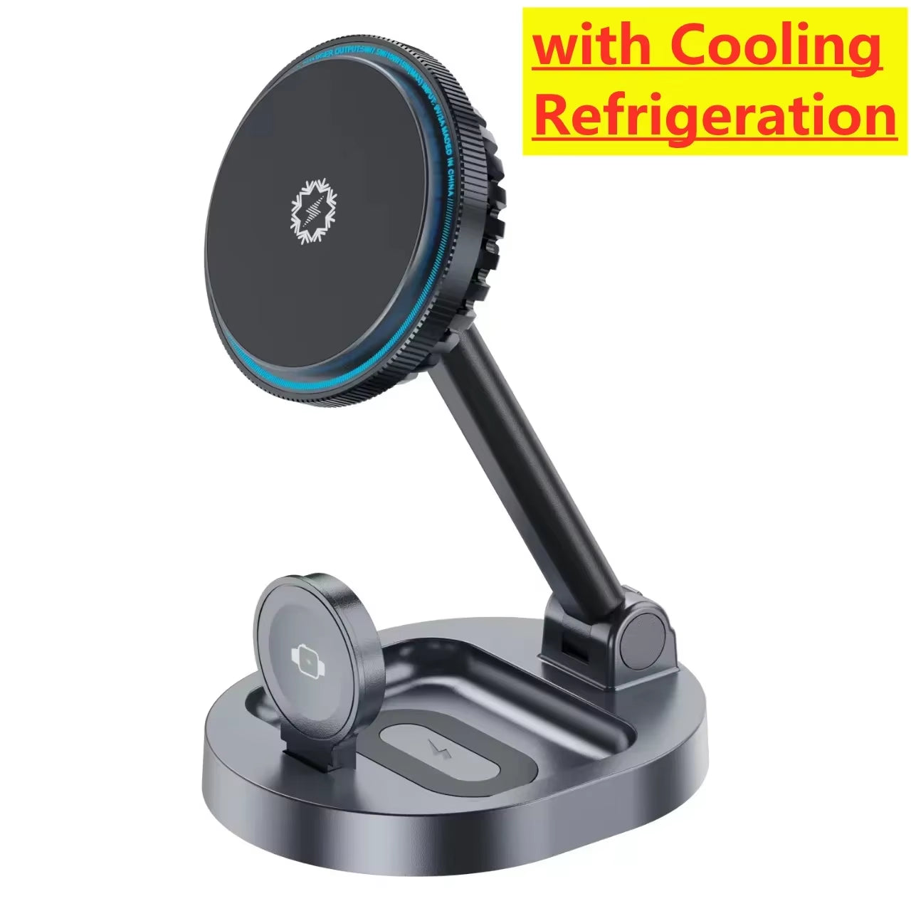 Qi2 Ice Cooling 3 in 1 Magnetic Wireless Charger for Magsafe Iphone 16 15 14 13 12 Apple Watch 9 8 7 Airpods Pro2 Fast Charging